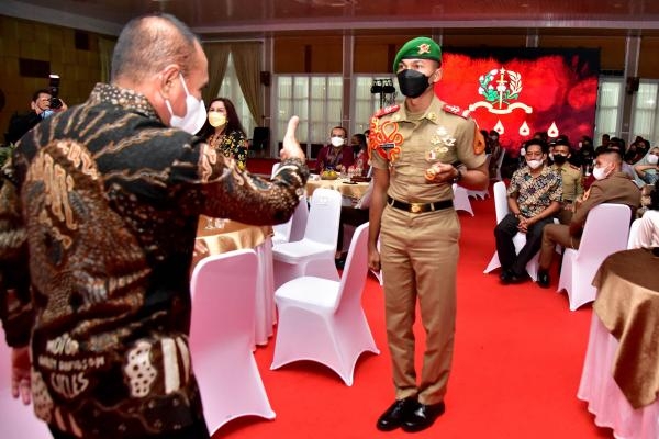 Syukuran dan Penyambutan Taruna AKMIL Junior Korp Medan Edy Rahmayadi Motivasi untuk Terus Berlatih